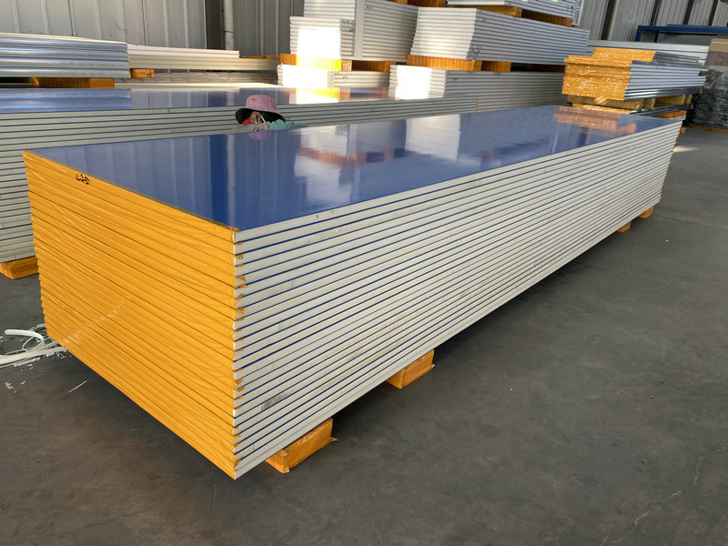 Wall Ceiling RAL Color 30mm Polyurethane PU Sandwich Panel