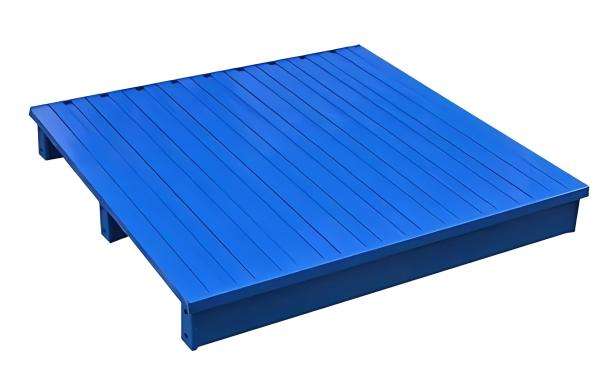 Buy cheap Stackable Heavy Duty Steel Sheet Metal Pallets Industrial Warehouse Storage Design from wholesalers