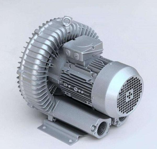 50 / 60Hz 4.3kw Silver Turbine Air Blower , Industrial Air Blower For Package