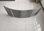 SS316 Arc Trapezoidal Wedge Wire Screen With Support Steel for water filter