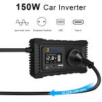 SZSSTH Inversor EU USA Universal Socket GaN PD Fast Charger Car Power Inverter