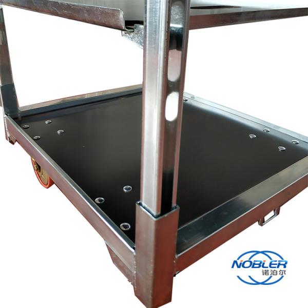Buy cheap 1020mm Silver Danish Trolley Danish Flower Trolley Euro Racks Q235 Material from wholesalers