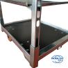 Buy cheap Plywood Danish Flower Trolley PP wheel Easy To Install 675*562*1700mm from wholesalers