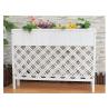 Buy cheap Balcony Mesh Shape Wooden Flower Shelf , Colorful Wooden Plant Stand Antiseptic Wood Fence from wholesalers