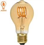 Amber Spiral LED Filament Bulb E26 E27 B22 Vintage Edison Light Bulbs Nipple 2W