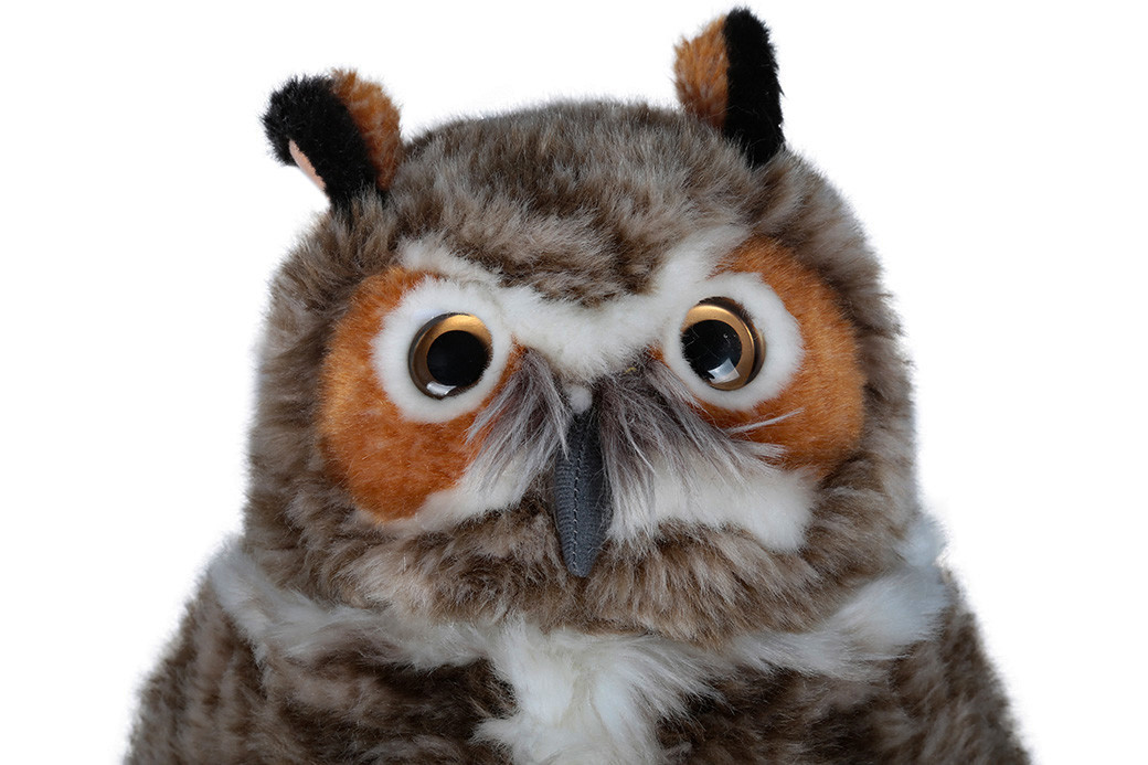 Eco Friendly Owl Stuffed Animal Customized Color For House Decoration
