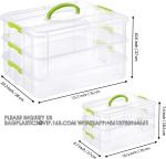 Craft Organizer Storage Box For Organizing Craft, Stationery, Sewing, Art Craft,