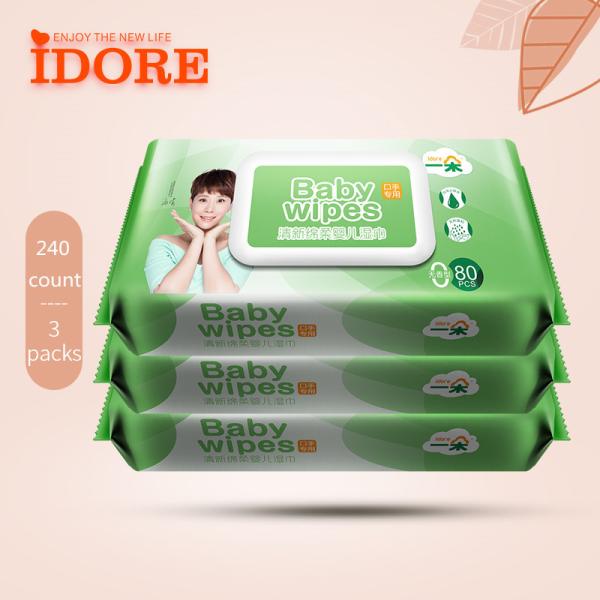 Buy cheap Alcohol Free Unscented Baby Water Wipes from wholesalers
