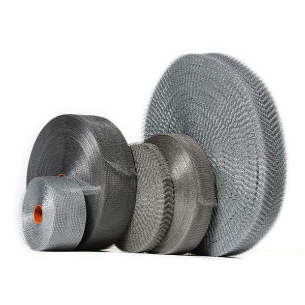 AISI 316 3.8mm Knitted Wire Mesh / Gas Liquid Mesh Filter For USA Thermal Insulation Material