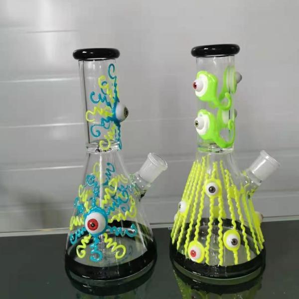 Buy cheap 15" Statuesque Tall Ice Smoking Pipe Bongs Straight Glass from wholesalers