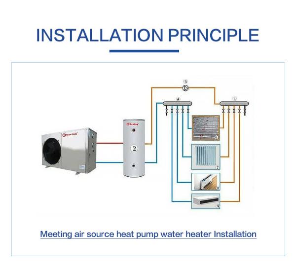 Buy cheap Meeting Air Source Swimming Pool Water Heater Commercial Sauna Heater High Temperature Heat Pump from wholesalers