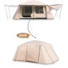 Buy cheap Outdoor Super Large Double Storey Thickened Party Camping Tent Two Bedroom One Living Room Family Camping from wholesalers