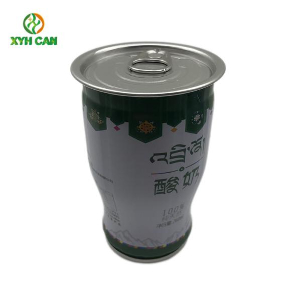 Buy cheap Diameter 52mm Adorable Shape Tin Can with SOT Lid for Yogurt Milk from wholesalers