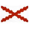 Buy cheap Knit Polyester Burgundy Flags from wholesalers