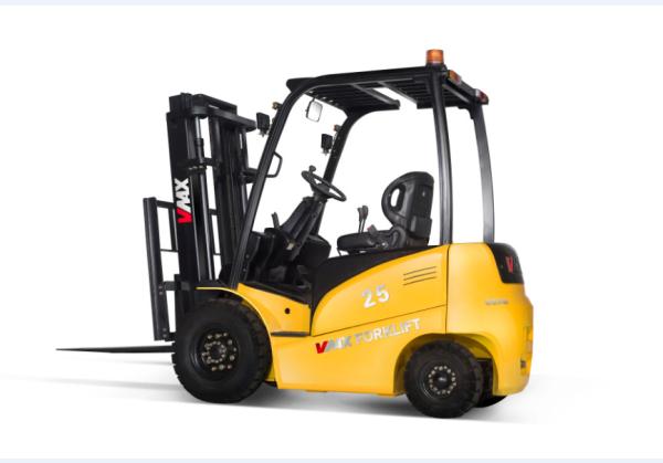 Buy cheap Construction Four Wheel Electric Forklift Truck , Electric Fork Truck 2500KG from wholesalers