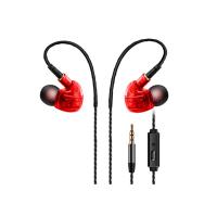 Buy cheap Portable Wired Sports Earphones , Stereo Sound Metal In Ear Earphones product