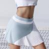 Buy cheap Light Blue Womens Golf Clothes Anti Glare Tennis Badminton Pleated Skirt Ladies from wholesalers