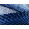 Buy cheap 250GSM Stretchy 92% Polyester Corduroy Fabric for Accessories Navy Blue from wholesalers