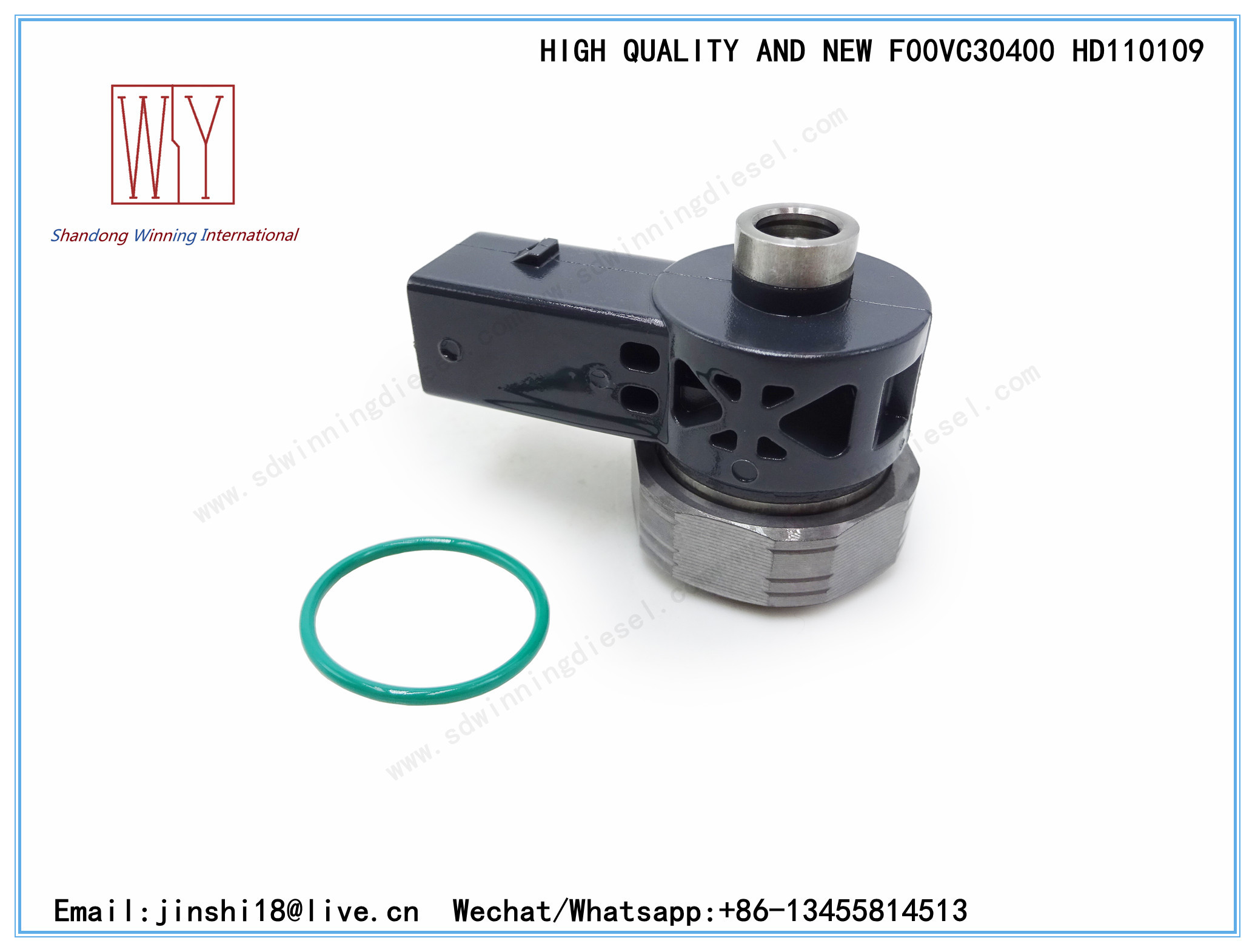 HIGH QUALITY AND NEW DIESEL FUEL INJECTOR SOLENOID VALVE F00VC30400 HD110109 FOR 0445110647 0445110646 0445110368 044511