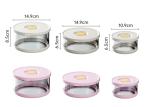2024 New Kitchen Food Hermetic Containers Microwave Safe High Borosilicate Glass