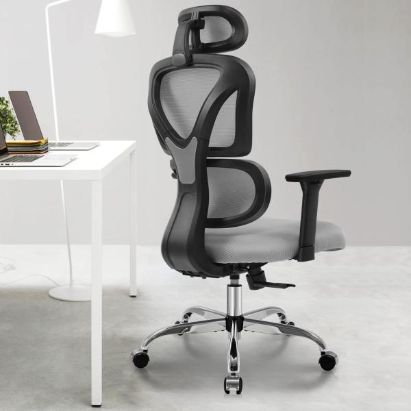 Comfy High Back Ergonomic Office Chair with 3 Gas Lift and Breathable Mesh