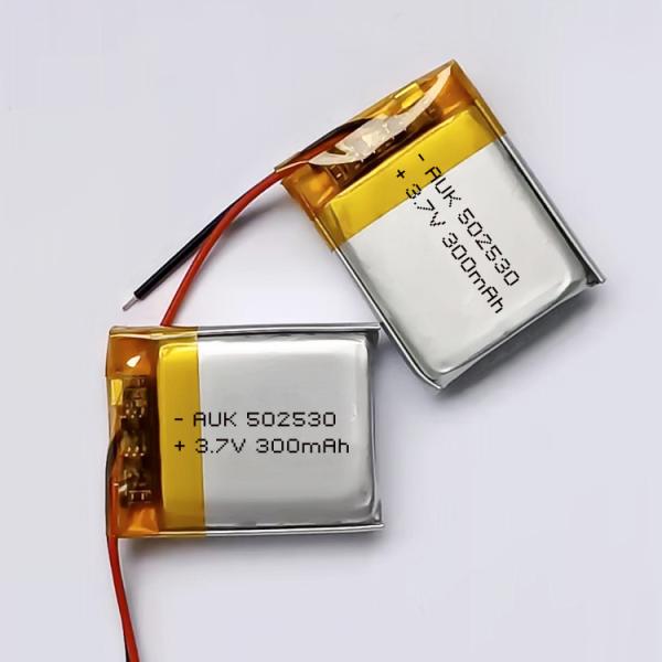 Buy cheap Certificates Approved Polymer Li Ion Battery 502530 3.7V 300mah Lipo Battery 4.2V from wholesalers