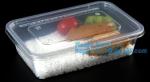 transparent pp bento box,lunch box plastic disposable compartment food