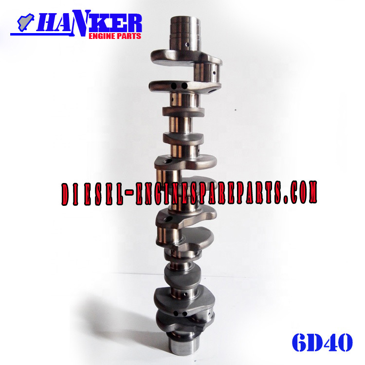 HRC 45 106kgs Diesel Engine Crankshaft ME300086 For Mitsubishi 6D40