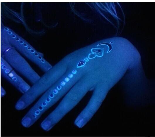 Buy cheap Metallic glow in the dark temporary tattoo, glow tattoo, flash tattoo from wholesalers