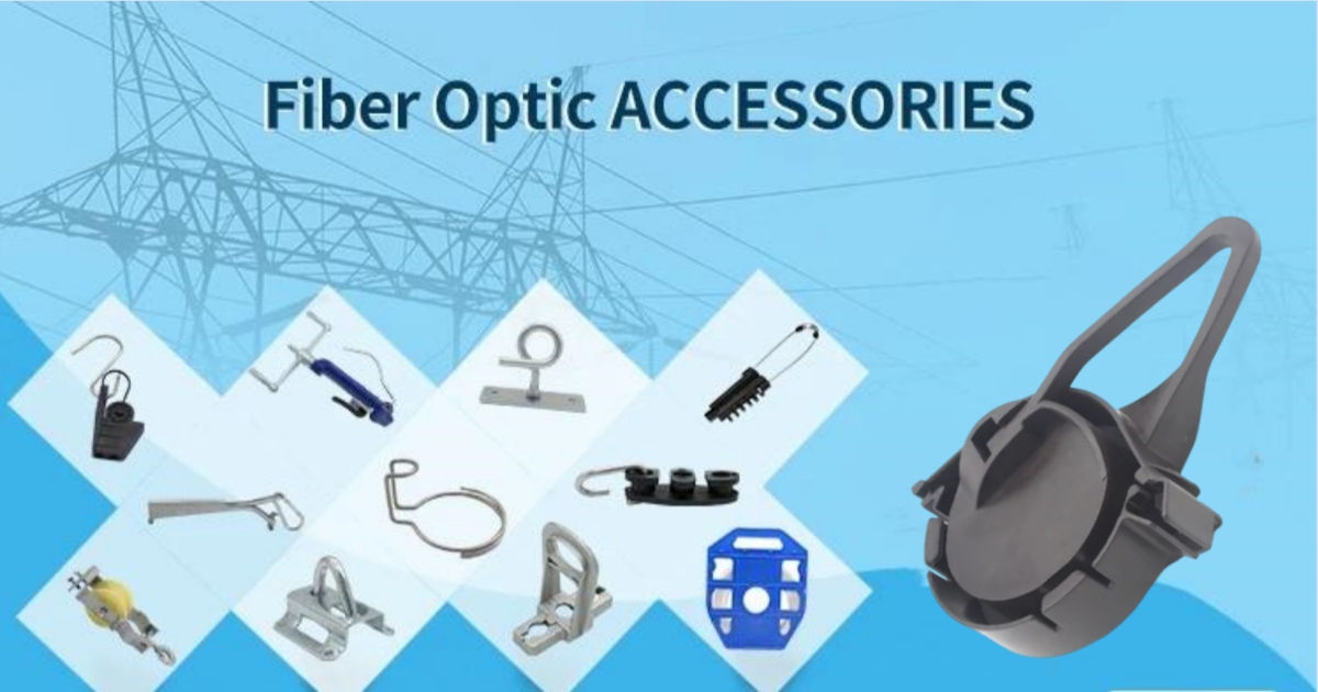2-6mm XS-A08O FTTH Round Drop Cable Optic Fiber Clamp for Flexible Subscriber Cables