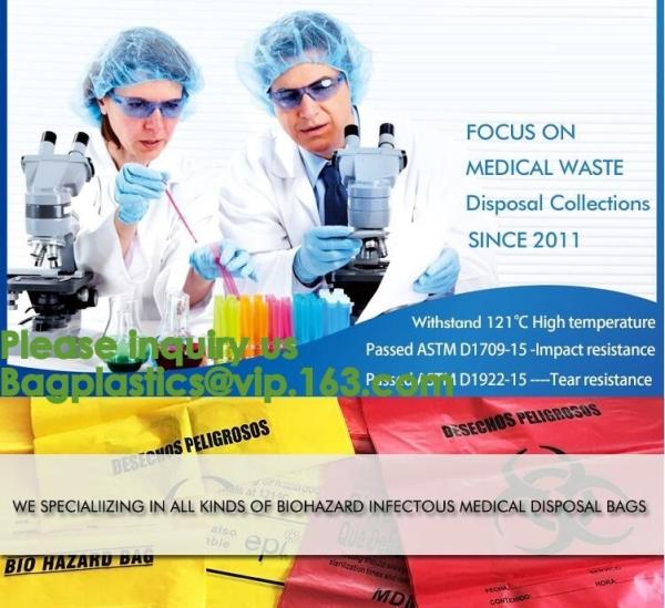 Buy cheap 25 x Strong Clinical Waste Biohazard / Bio Hazard Yellow Bags,Autoclave Biological Hazard Bags / Specimen Bags bagease from wholesalers