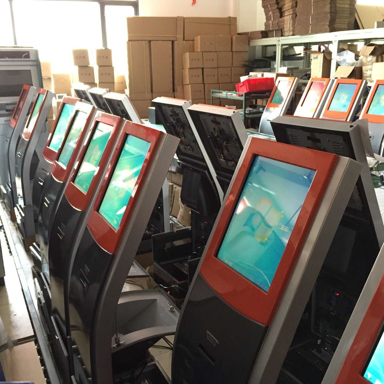 15.6 inch Desktop Table Queue Number Ticket Dispenser Kiosk Machine,Queuing System Token Number Machine,Q Ticket Machine