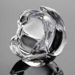 Lotus Flower Clear Crystal Glass Votive Tealight Candle Holders Lead Free