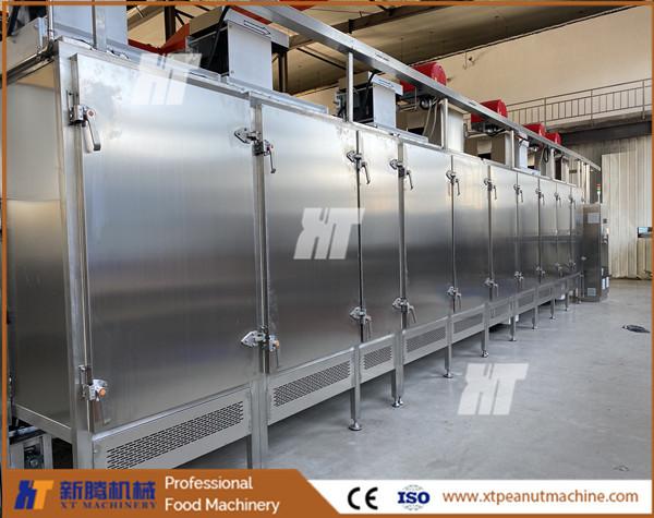 Gas Electric Nuts Roaster Machine SUS304 Walnuts Industrial Peanut Roasting Oven