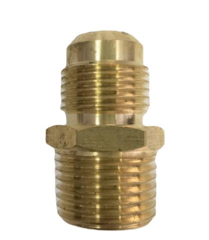 Buy cheap 1/2" Flare X 1/2" Male Brass Pipe Fitting Lead Free Brass from wholesalers