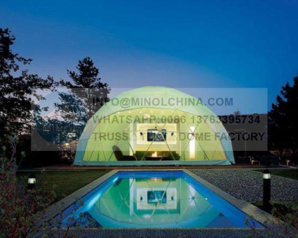Buy cheap 30m Outdoor White PVC Coated Sphere Tent For Wedding Event from wholesalers