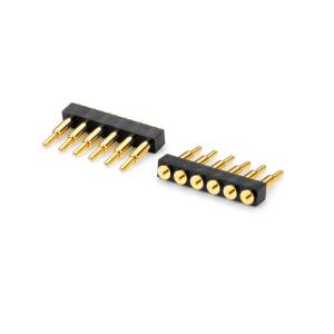 Wholesale 4 Pin Dual Row Male Spring Loaded Header Pins Straight Dip from china suppliers