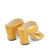 Buy cheap Lambskin ODM Women High Heeled Shoes With Metallic Dome Embellishments from wholesalers