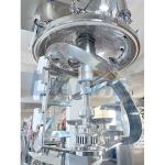 Cosmetic Cream High Shear Emulsifier Mixer 200L Steam Heating PLC Control