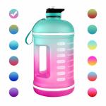 BPA Free 64 oz Half Gallon Motivational Water Bottle Jug For Fitness Gym Outdoor