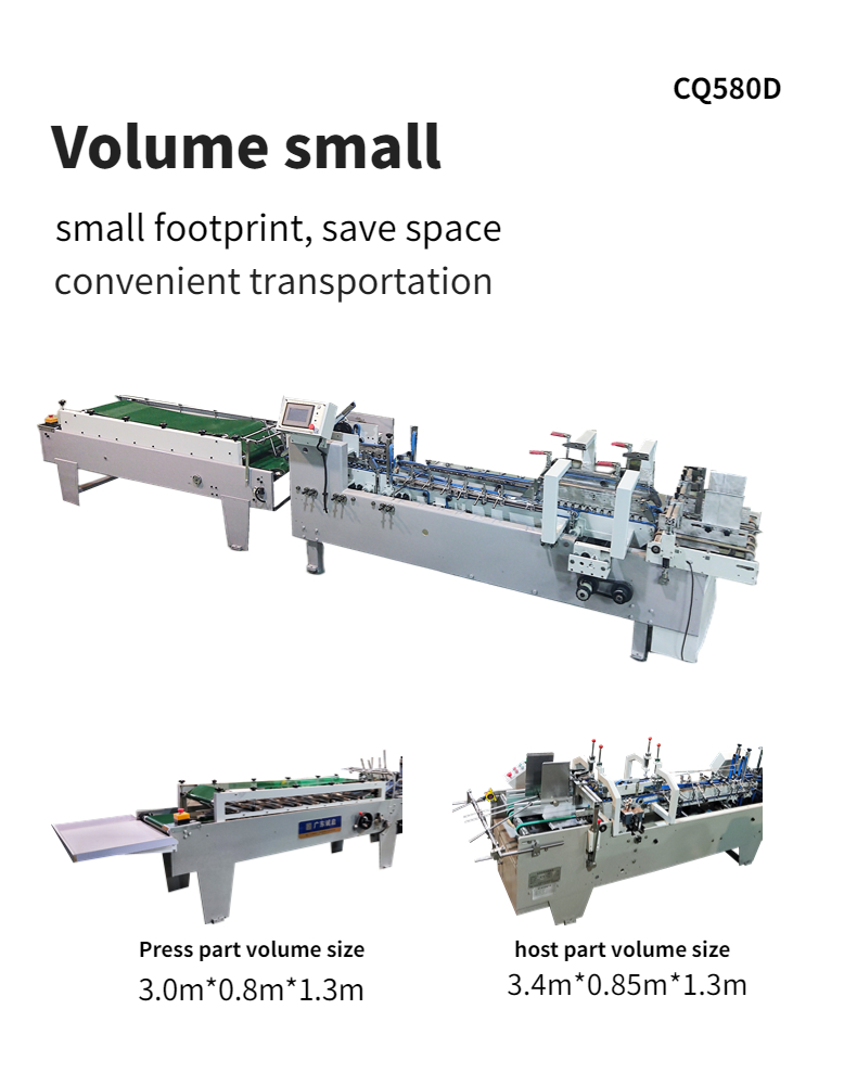 3ACQ--580D Flexo Folder Gluer Machine Spare Parts for Precise Folding and Gluing