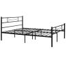 Buy cheap Black Wrought Iron Bed , Wrought Iron Platform Bed For Hotel Family from wholesalers