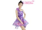 Girls Lyrical Ballet Dance Costume Performance Dress Wedding Bridesmaids Dress