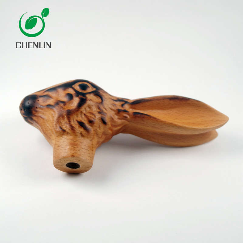 Auto Open Umbrella Carved Wooden Handle Exquisite Workmanship