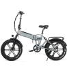 Buy cheap 160Brake Fat Tire Electric Folding Bike , 10000mah Folding Electric Bike 20 from wholesalers