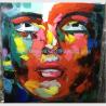 Buy cheap Custom Oil Portrait Painting People Face Painting By Palette Knife from wholesalers