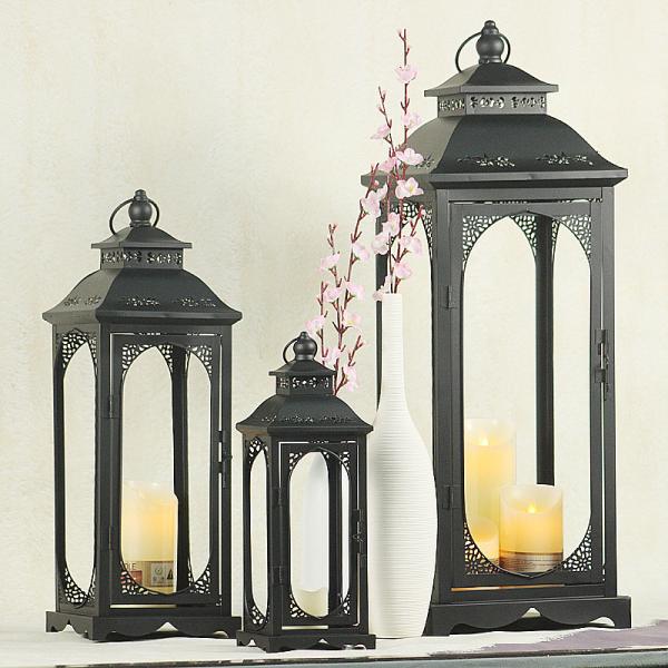 Buy cheap 72cm Height Glass Candle Holders , Windproof Candle Holder Stand from wholesalers