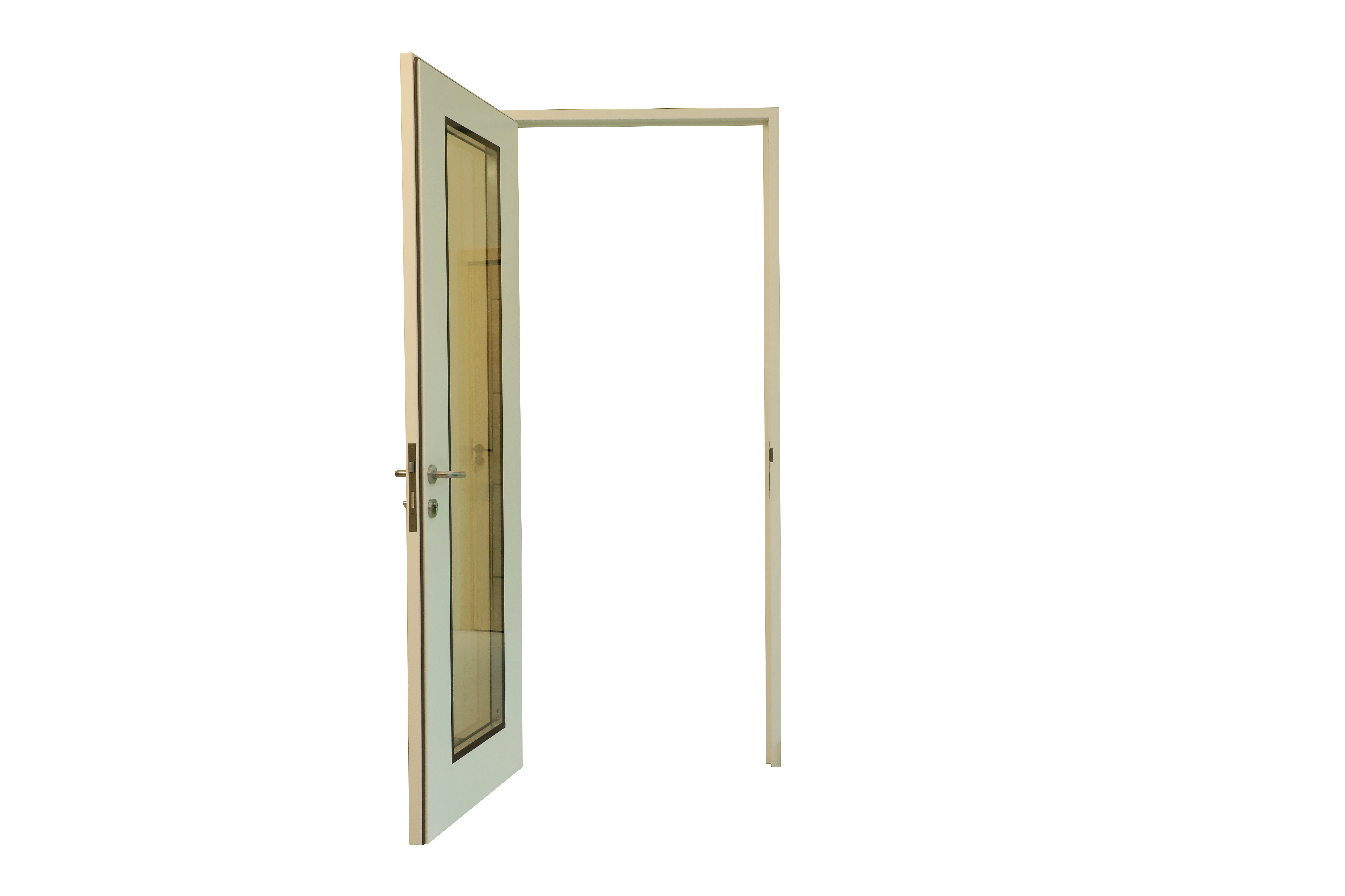 Customizable Fire Resistant Steel Door With Shutters Decorative Edge