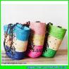 Buy cheap LDMC-073 hot sale summer straw bag lady embroidery starfish beach straw bags with wooden beads from wholesalers