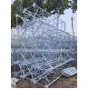 Buy cheap Custom Hot Dip Galvanized Lattice Steel Antenna Tower from wholesalers